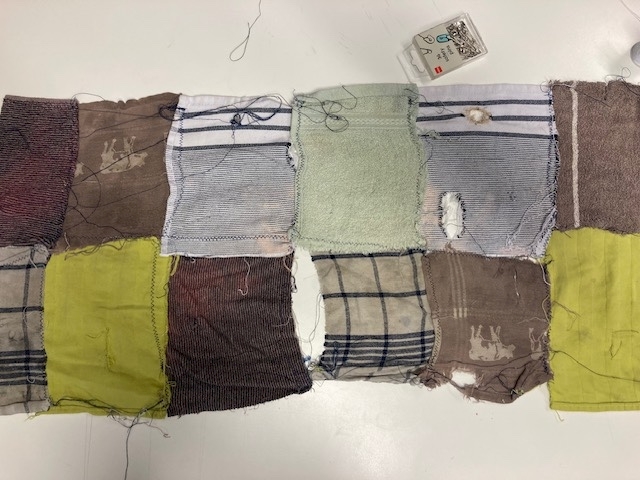 curious hands. space + sound in learning making Workshop. Make Do: Textile Repair and Processes of Maintenance. Ren Ewart. Photo: Imka Buurke.